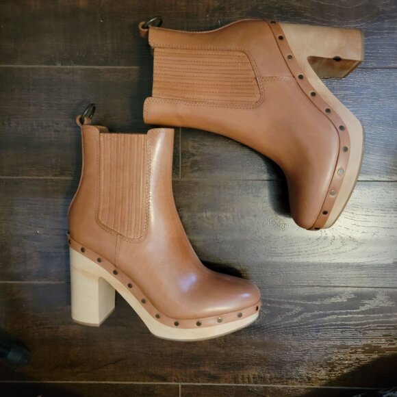 Paige Adina Boots Womens 8.5 Retro Penny Lane Modern Neutral Boho Chic - Picture 3 of 12